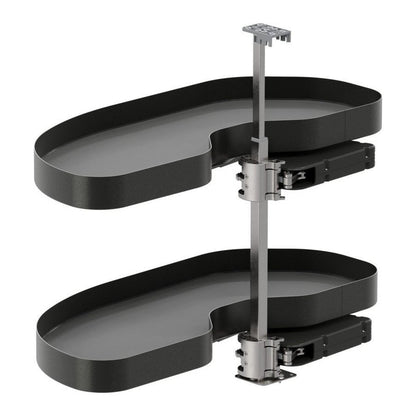 Vauth-Sagel VS CORNERSTONE® MAXX Planero Base Cabinet Pullout 2-Shelf Lazy Susan for Blind Corner Cabinets