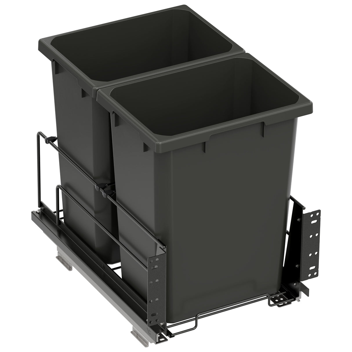 Vauth-Sagel Envi BMT Double 35 or 50 Quart Bottom Mount Soft-Close Waste Container System