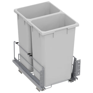 Vauth-Sagel Envi BMT Double 35 or 50 Quart Bottom Mount Soft-Close Waste Container System