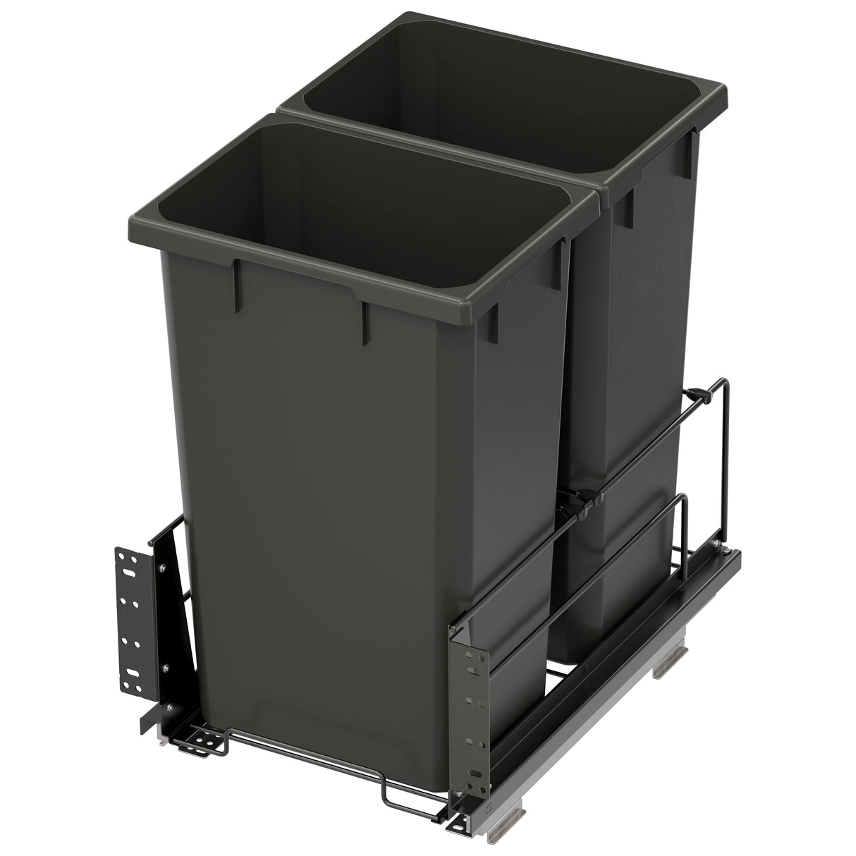 Vauth-Sagel Envi BMT Double 35 or 50 Quart Bottom Mount Soft-Close Waste Container System