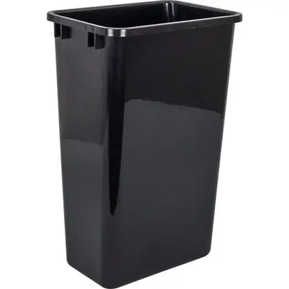 4-Pack Replacement Waste Plastic Trash Cans - Indoor Garbage Bins for Kitchen, Home, Office & Commercial Use