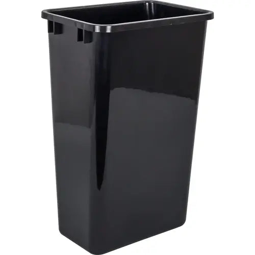 4-Pack Replacement Waste Plastic Trash Cans - Indoor Garbage Bins for Kitchen, Home, Office & Commercial Use