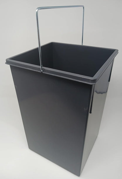 15 Liter Replacement Waste Bin with Handle for Hailo Easy Cargo 30 Pullout Unit - KI Home