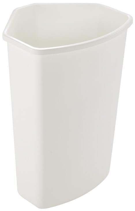 30 Liters Replacement Waste Bin for KV Triple Corner Recycling Trash System for Commercial and Residential use 32 Quarts Capacity - White - KI Home