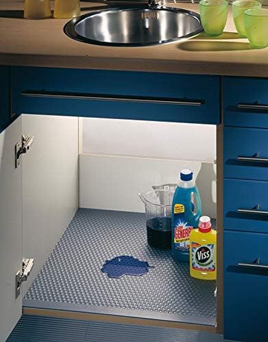 Hafele Flexible Cut-to-Size 45 1/4" x 24 5/8" Protective Rubber Cabinet Liner Mat Made in Germany