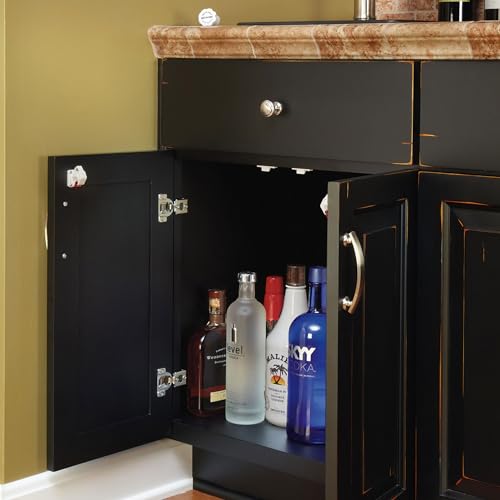 Rev-A-Shelf Rev-A-Lock Magnetic Child-Safe Cabinet Security System Set to Baby Proof Cabinet Drawers and Doors, 5 Locks and 2 Keys, RAL-101-1