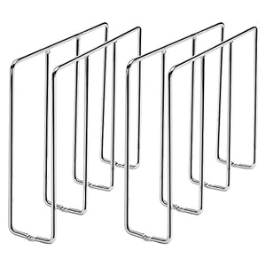 Rev-A-Shelf U-Shaped Wire Tray Divider Bakeware Cookie Sheet Organizer for Wall or Base Kitchen Cabinets for Face Opening of 3.25" Chrome, 596-10CR-52