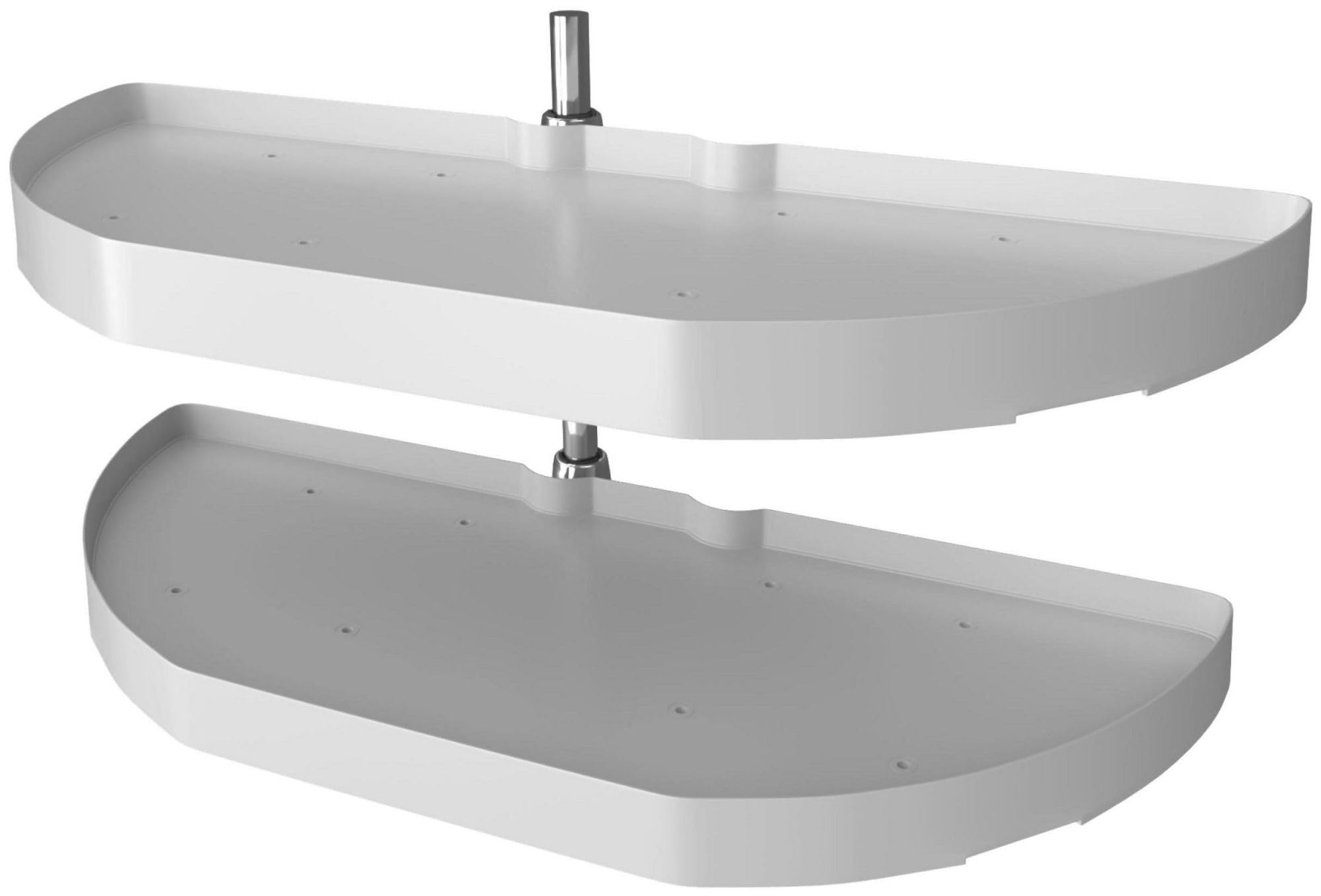 Rev-A-Shelf Pull-Out Half Moon Lazy Susan Shelf Sliding Organizer for Blind Corner Cabinets