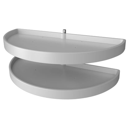 Rev-A-Shelf Pull-Out Half Moon Lazy Susan Shelf Sliding Organizer for Blind Corner Cabinets