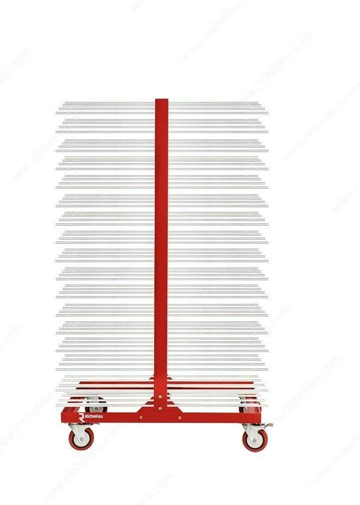 ProDrying Rack All-Metal Heavy-Duty Construction Multipurpose Versatile Material Handling Rack with Wheels