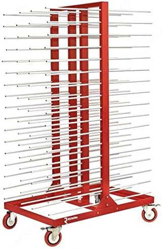 ProDrying Rack All-Metal Heavy-Duty Construction Multipurpose Versatile Material Handling Rack with Wheels