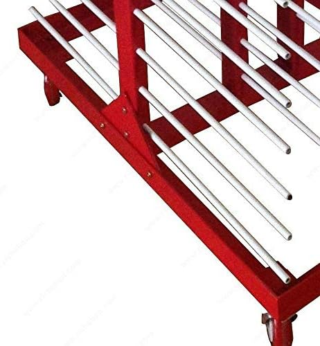 ProDrying Rack All-Metal Heavy-Duty Construction Multipurpose Versatile Material Handling Rack with Wheels
