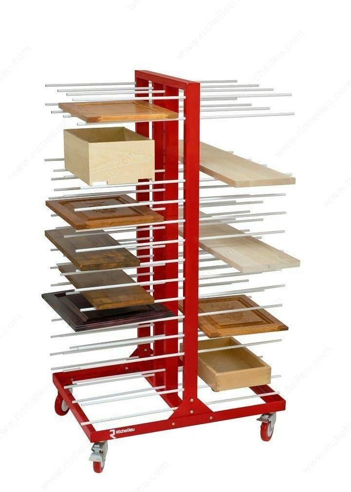 ProDrying Rack All-Metal Heavy-Duty Construction Multipurpose Versatile Material Handling Rack with Wheels