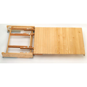 Rev-A-Shelf 31.75" Pull Out Tambour Table/ Counter Extension Top for 21.77" Drawers, Sliding Kitchen Cabinet Storage Shelf, Maple Wood, 4TT-2133-1