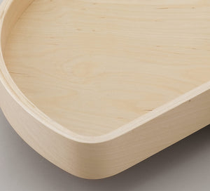 Rev-A-Shelf Banded Wood D-Shape Lazy Susan Shelf for Corner Base Cabinets w/Swivel Bearing, Standard, Natural Maple