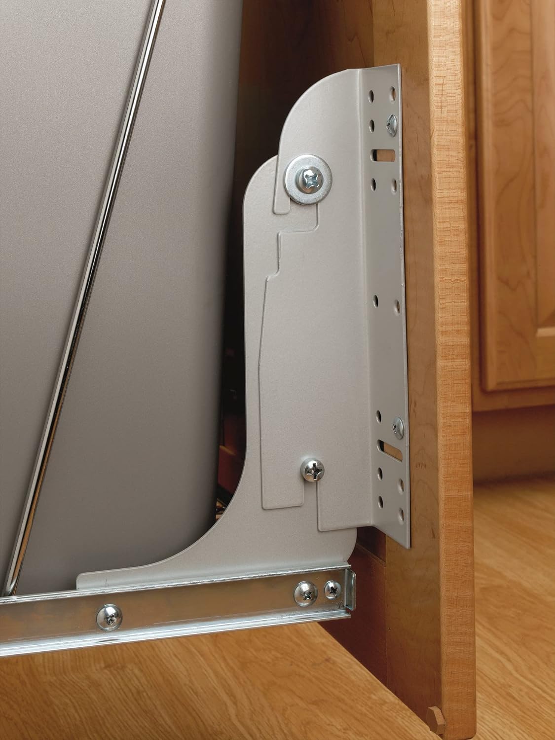 Rev-A-Shelf Heavy Duty Door Mount Kit, Standard, Silver
