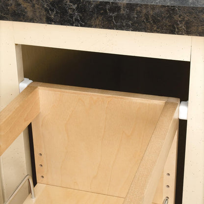 Rev-A-Shelf Pull Out Storage Organizer for Base Kitchen/Bathroom Cabinets with Full Extension Soft Close Slides