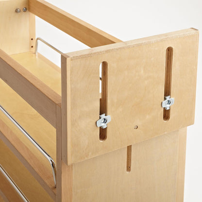 Rev-A-Shelf Pull Out Storage Organizer for Base Kitchen/Bathroom Cabinets with Full Extension Soft Close Slides