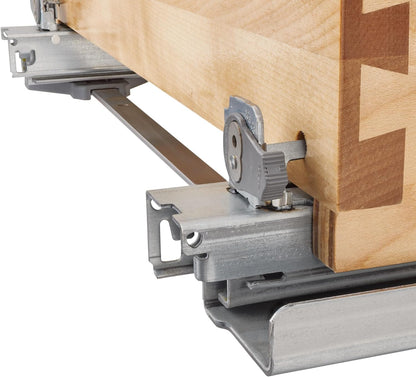 Rev-A-Shelf Pull Out Storage Organizer for Base Kitchen/Bathroom Cabinets with Full Extension Soft Close Slides