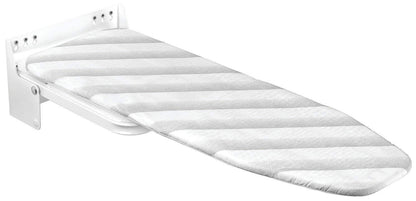 Hafele 568.66.700 Wall Mounted Folding and Rotating Ironing Board with Gray stipes Heat - Resistant Cover - KI Home