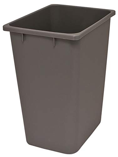 Kesseböhmer Replacement Trash Bin with Lid - 36 Qt (34L) or 52 Qt (49L), Made in USA - KI Home