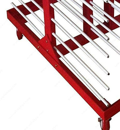 ProDrying Rack All - Metal Heavy - Duty Construction Multipurpose Versatile Material Handling Rack with Wheels - KI Home