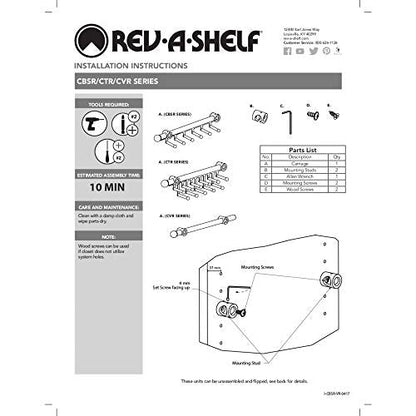 Rev - A - Shelf 12" Pull Out Closet Organization Rack for Belts, Ties & Scarves Accessories Storage Hanger with 11 Non - Slip Hooks, Satin Nickel, CTR - 12 - SN - KI Home