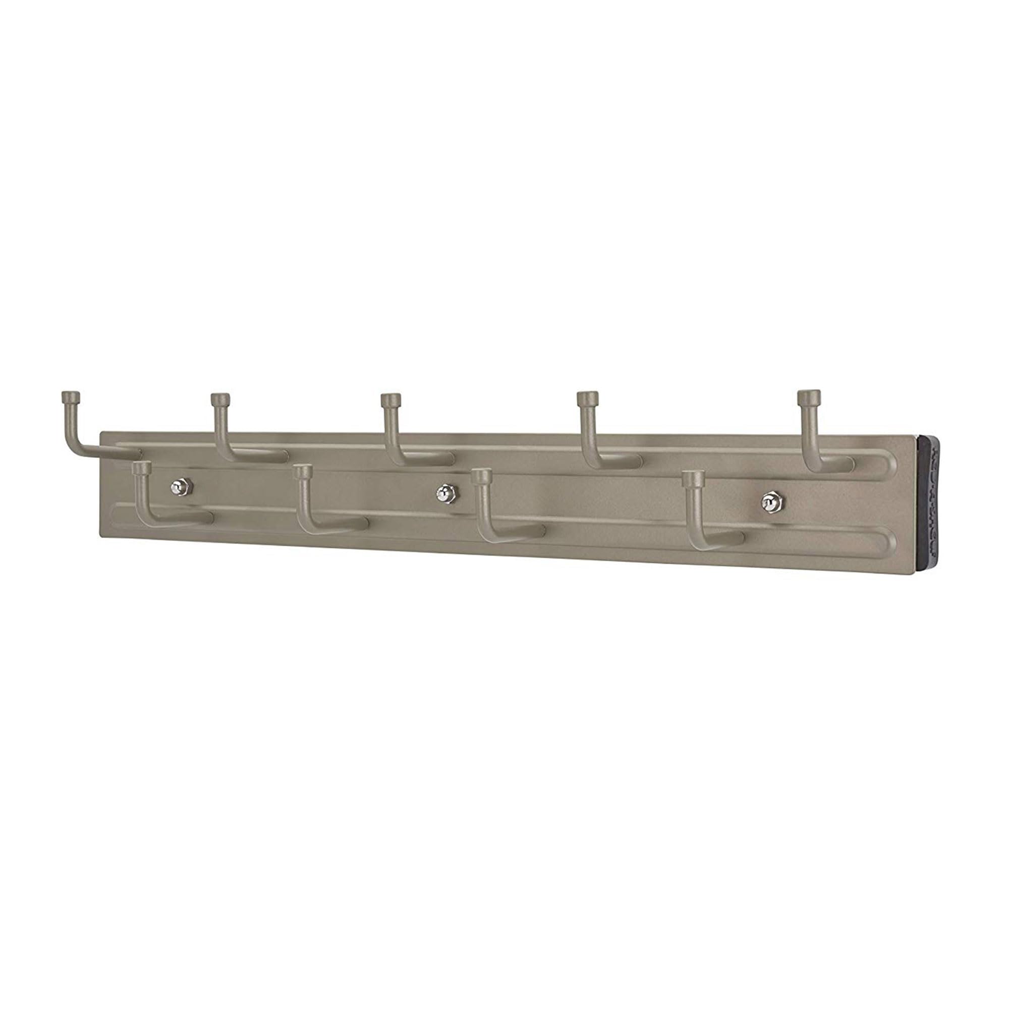 Rev - A - Shelf 14" Pull Out Closet Organization Rack for Belts, Ties and Scarves, Accessories Storage Hanger with Mounting Hardware, Chrome, BRC - 14CR - KI Home