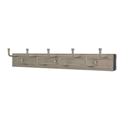 Rev - A - Shelf 14" Pull Out Closet Organization Rack for Belts, Ties and Scarves, Accessories Storage Hanger with Mounting Hardware, Chrome, BRC - 14CR - KI Home