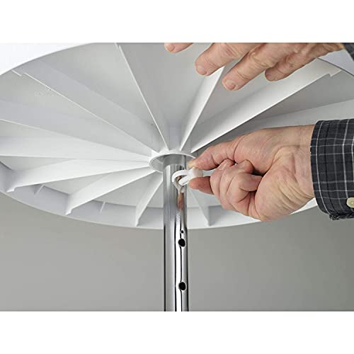 Rev - A - Shelf 18" Full Circle Dual Tier Lazy Susan Organizer for Upper Corner Wall Cabinets, Plastic Home Rotating Storage Shelves, White, 2062 - 18 - 11 - 1 - KI Home