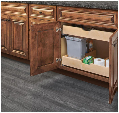 Rev - A - Shelf 48630VSBSCBM1 Innovative 30 Inch Vanity U - Shaped Undersink Base Cabinet Pullout Organizer Full Extension Soft - Close Slides - KI Home