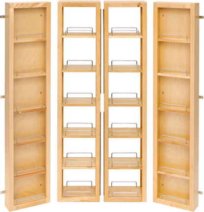 Rev - A - Shelf 57 in Swing Out Pantry Kit, Standard, Natural - KI Home