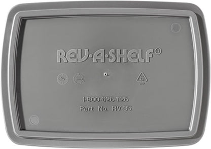 Rev - A - Shelf Polymer Replacement 35qt Waste Trash Container - KI Home