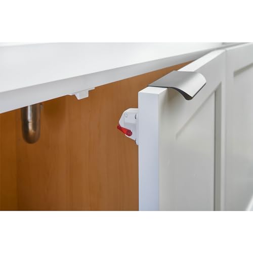 Rev - A - Shelf Rev - A - Lock Magnetic Child - Safe Cabinet Security System Set to Baby Proof Cabinet Drawers and Doors, 5 Locks and 2 Keys, RAL - 101 - 1 - KI Home