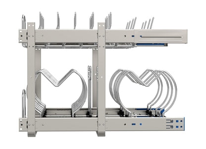 Rev - A - Shelf Two - Tier Steel Wire Pullout Cookware Cabinet Organizer w/Soft - Close - KI Home