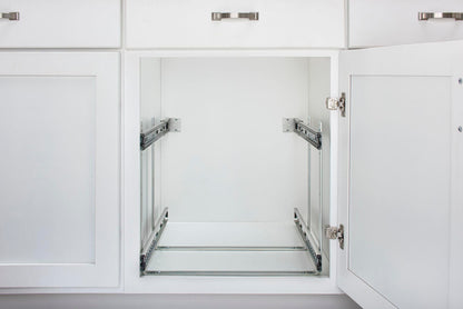 Rev - A - Shelf Two - Tier Steel Wire Pullout Cookware Cabinet Organizer w/Soft - Close - KI Home