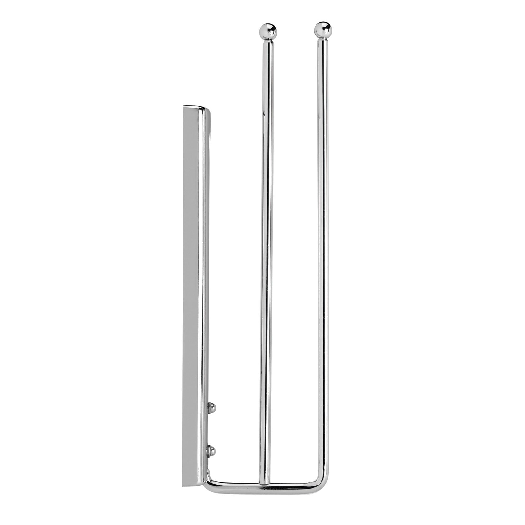 Rev - A - Shelf Under Sink Cabinet Kitchen Bathroom Prong Pull Out Extendable 2 Prong Standard Size Towel Bar Organizer, Chrome, 563 - 51 - C - KI Home