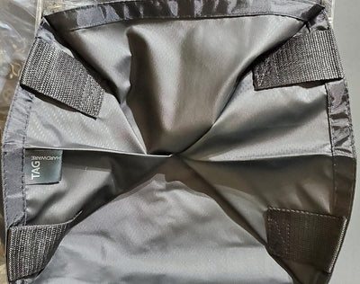 TAG Hardware Synergy Collection Replacement Black Nylon Laundry Bag for Pull - Out & Tilt - Out Hampers - KI Home