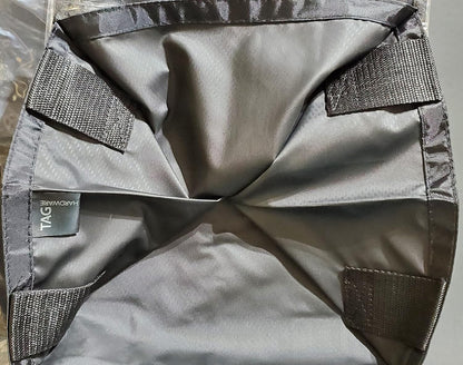 TAG Hardware Synergy Collection Replacement Black Nylon Laundry Bag for Pull - Out & Tilt - Out Hampers - KI Home